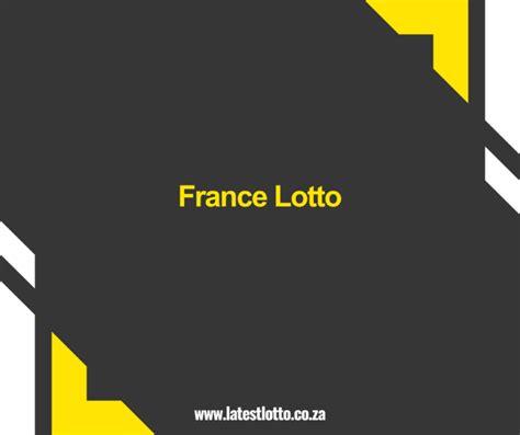 France Lotto Results: 7 August 2024 .